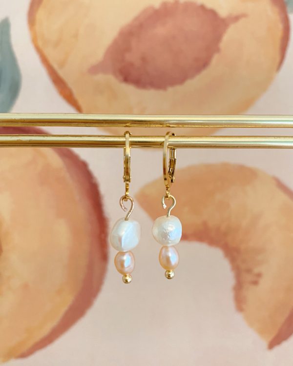 Pure Freshwater Pearl Drop Earrings