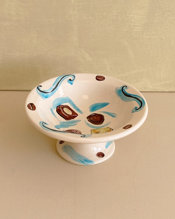 Vintage Hand Painted Bonbon Bowl