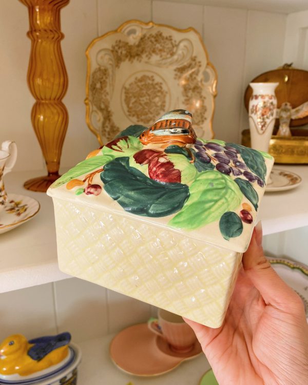 Vintage Staffordshire Honeybee Harvest Box