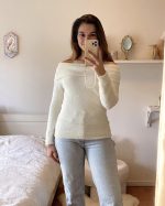 Fluffy Off Shoulder Top