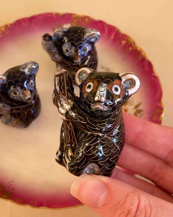 Vintage Cloisonne Koala
