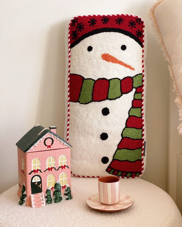 Snowman Christmas Cushion