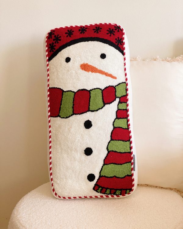 Snowman Christmas Cushion
