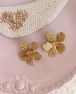 Citrine Flower Earrings