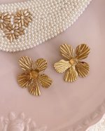 Citrine Flower Earrings