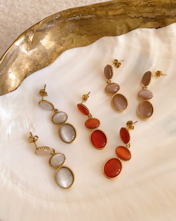 Pebble Drop Earrings
