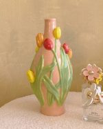 Soft Pink Tulip Vase