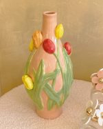 Soft Pink Tulip Vase