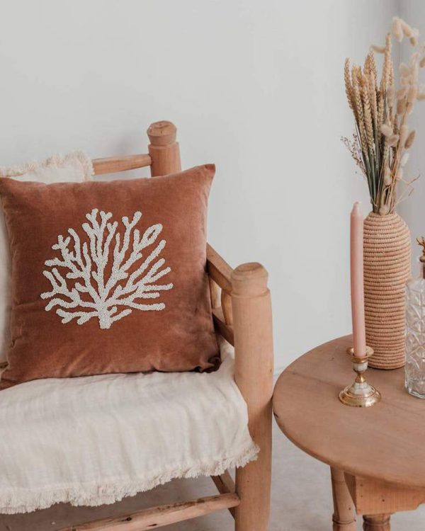 Velvet Cushion Coral