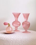 Pink Praliné Glass Vase