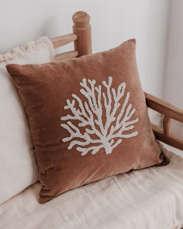 Velvet Cushion Coral
