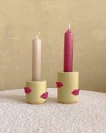 Pink Lips Candle Holder