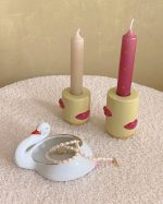 Pink Lips Candle Holder