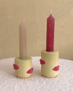 Pink Lips Candle Holder