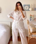 White Sands Eyelet Matching Set