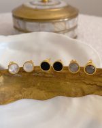 Gemstone Stud Earrings
