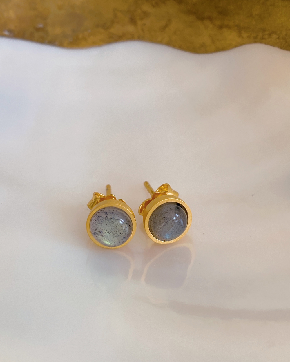 Gemstone Stud Earrings