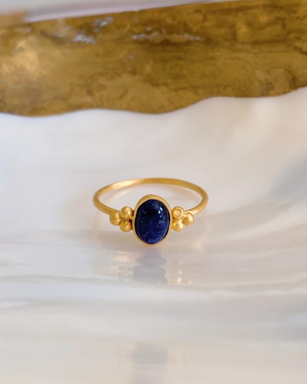 Handmade Gemstone Ring Twilight
