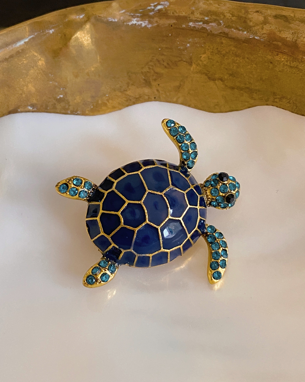 Ocean Turtle Brooch