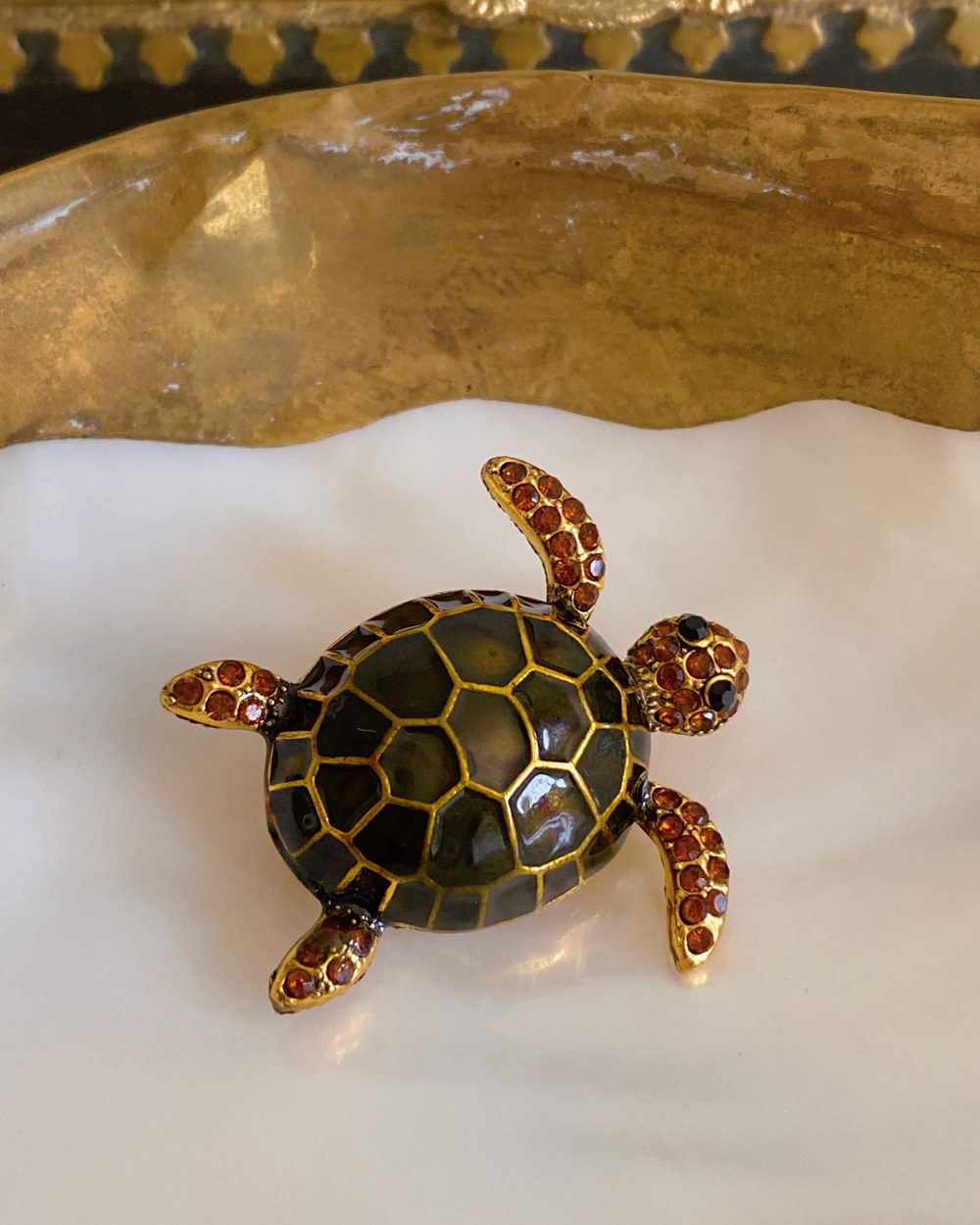 Ocean Turtle Brooch