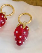 Strawberry Drop Earrings