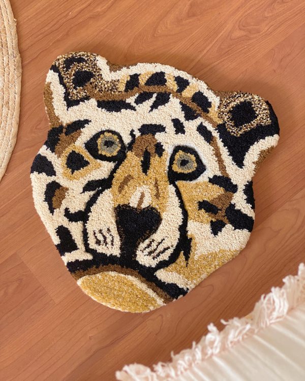 Wool Leopard Rug