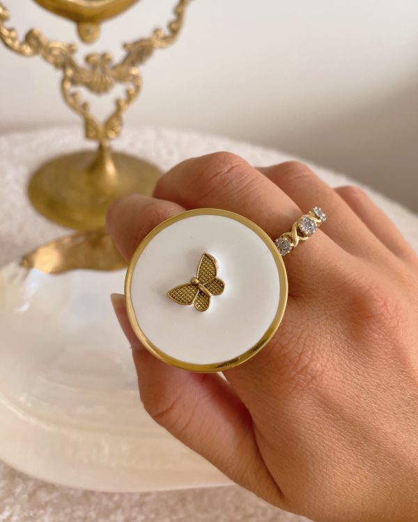 Butterfly Disc Ring