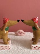 Christmas Dachshund Candle Holder