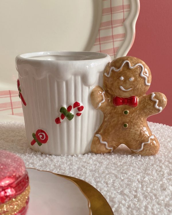 Gingerbread Frosted Ceramic Mug
