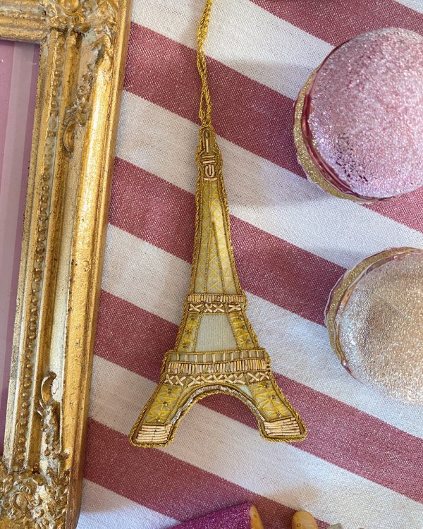 Parisian Eiffel Tower Zari Ornament