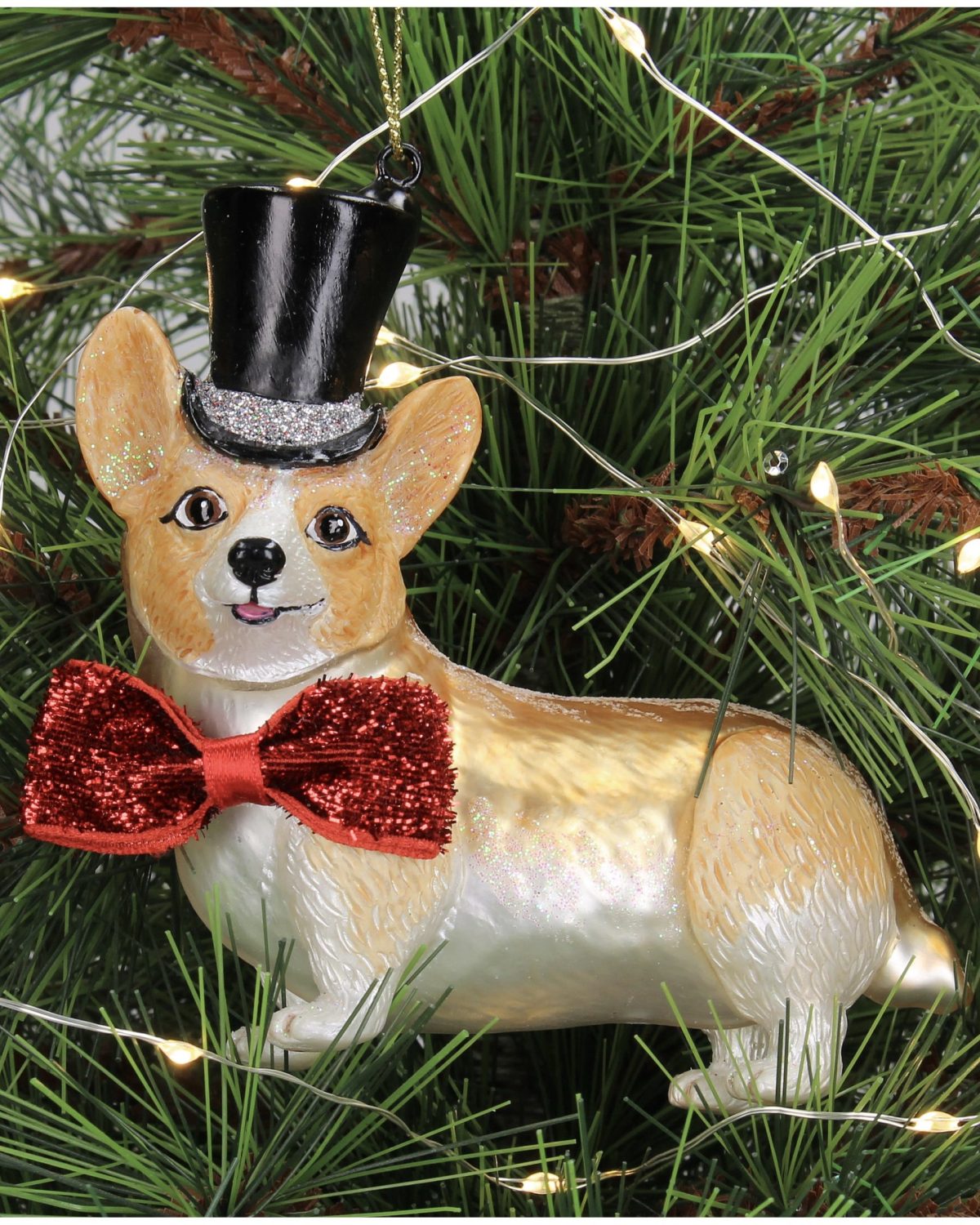 Regal Corgi Ornament