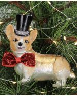 Regal Corgi Ornament