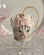 Cat Spa Day Ornament