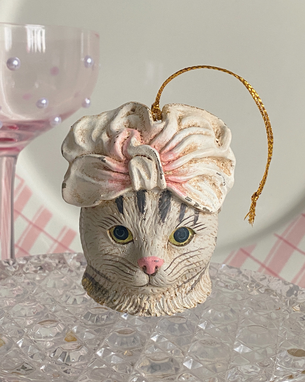 Cat Spa Day Ornament
