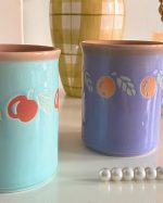 Vintage Apple Cottagecore Mug Set of 2