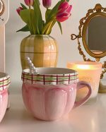 Vintage Pink Cottage Mug