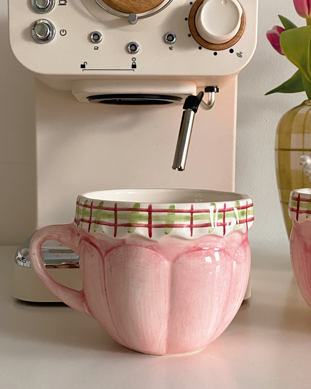 Vintage Pink Cottage Mug