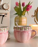 Vintage Pink Cottage Mug