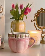 Vintage Pink Cottage Mug
