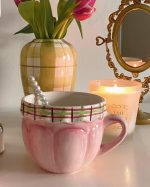 Vintage Pink Cottage Mug