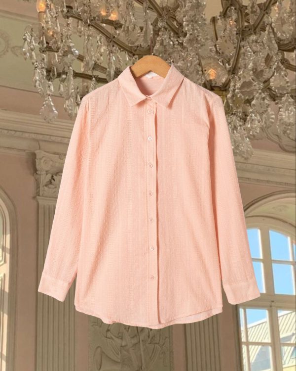 Peach Cotton Blouse