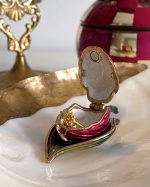 Red Tulip Flower Trinket Box