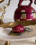 Red Tulip Flower Trinket Box