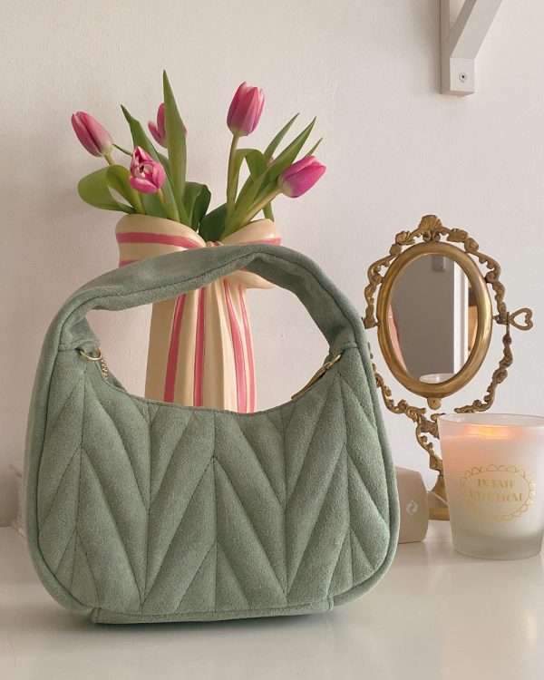 Suede Quilted Bag Hélène