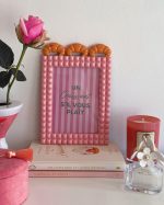 Pink Croissant Photo Frame