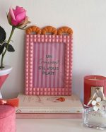 Pink Croissant Photo Frame