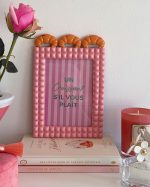 Pink Croissant Photo Frame