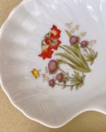 Vintage Seashell Floral Coaster Set of 5