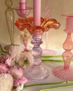 Wildflower Glass Candle Holder