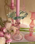 Wildflower Glass Candle Holder